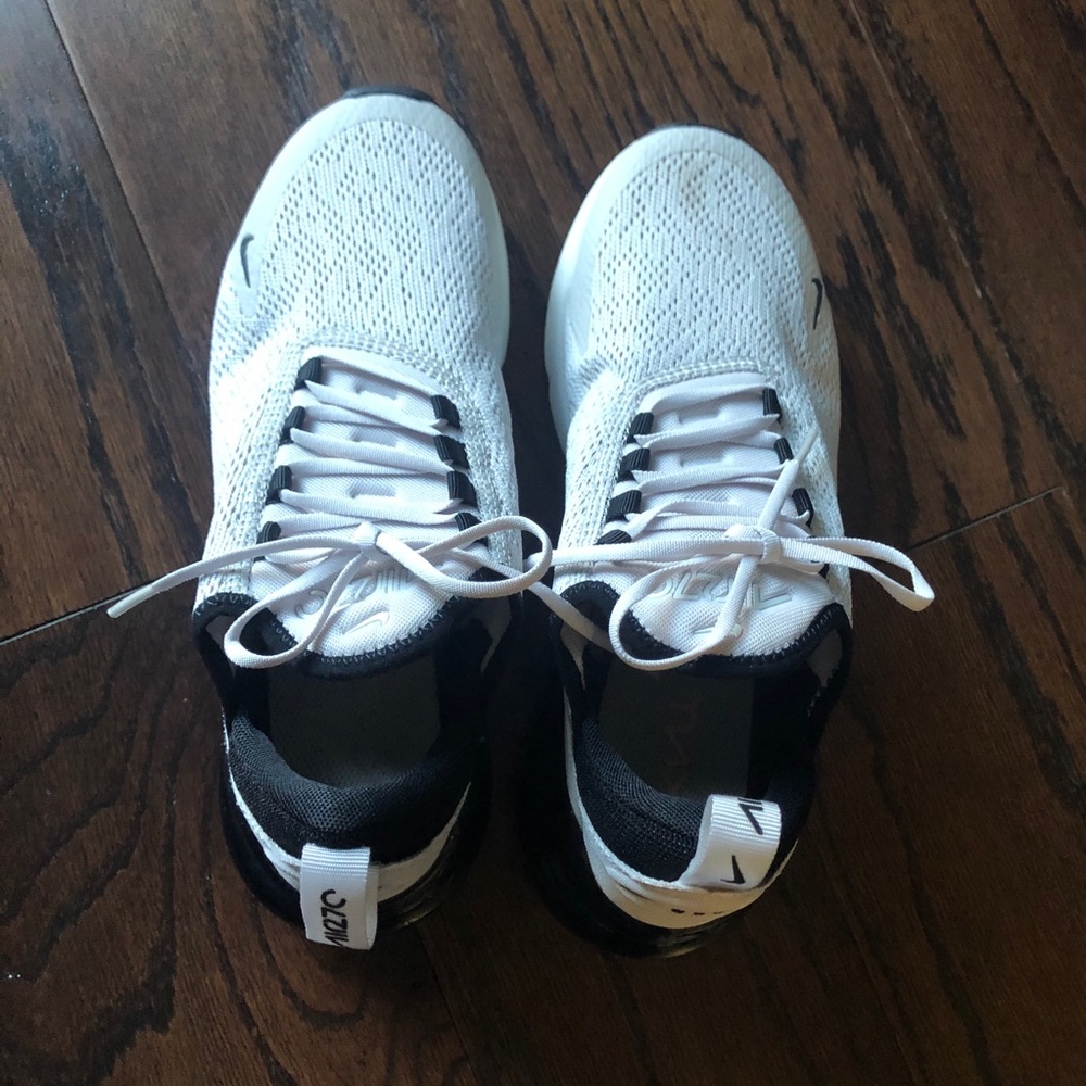 Nike White and Black Athletic Shoes